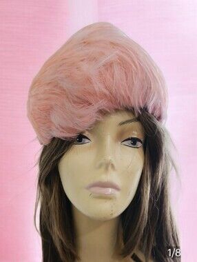Pink‎ Feathers Made In USA Vintage Hat